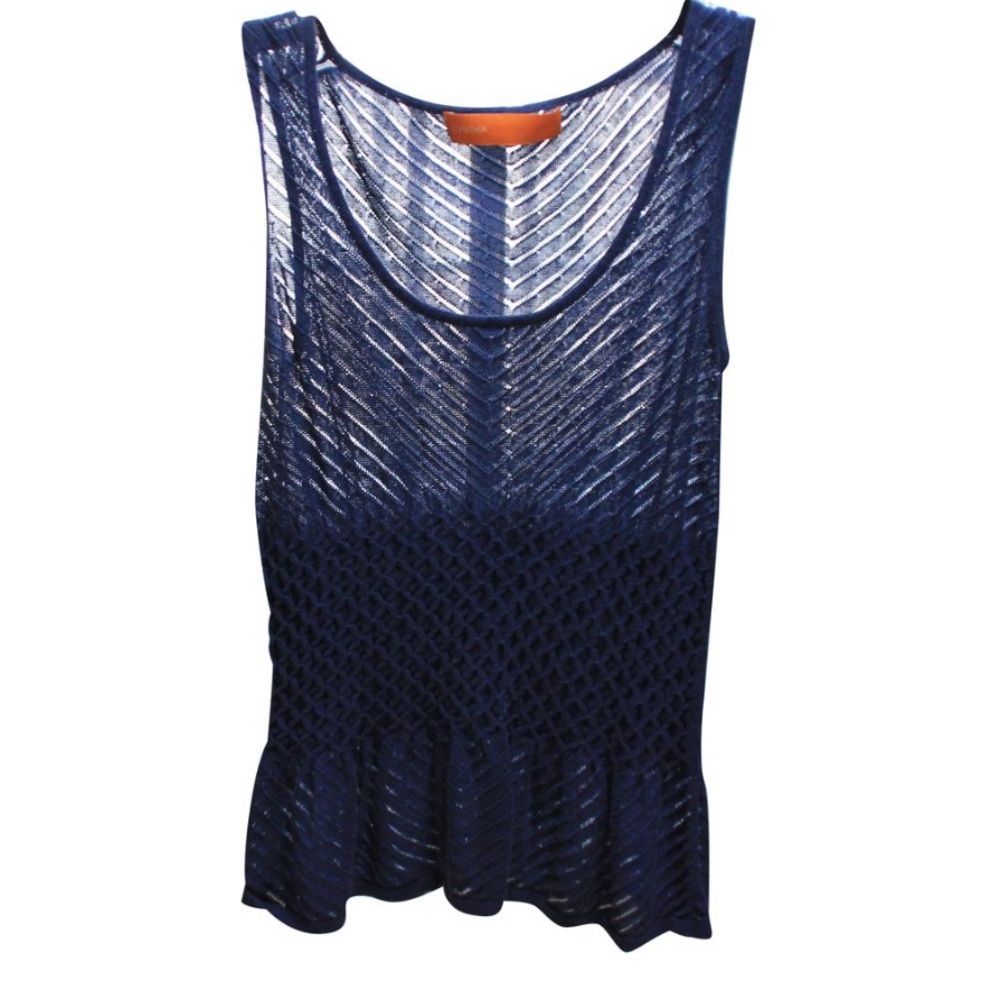 Cynthia Steffe Form Fitting Blue Top